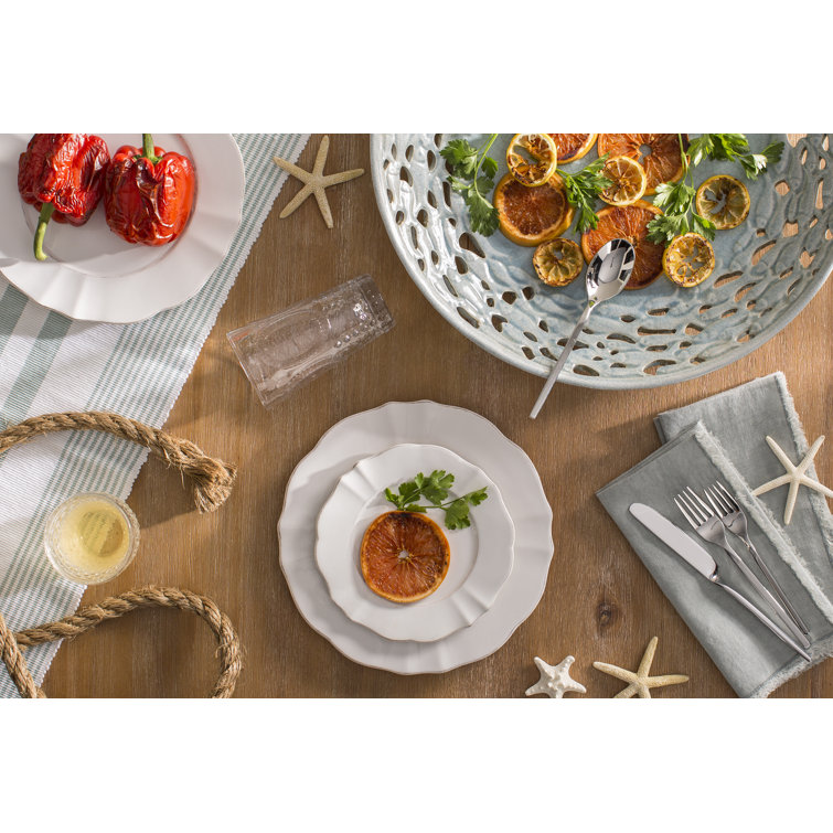 New Wave Stainless Steel Flatware Set of 5 & Reviews Joss & Main